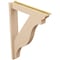Ekena Millwork 5 1/2-in W x 28-in D x 40-in H Funston Trad Rough Cedar Woodgrain TimberThane Outlooker, Primed Tan OUTUR055X28X40FST04RCPR - alternate 5